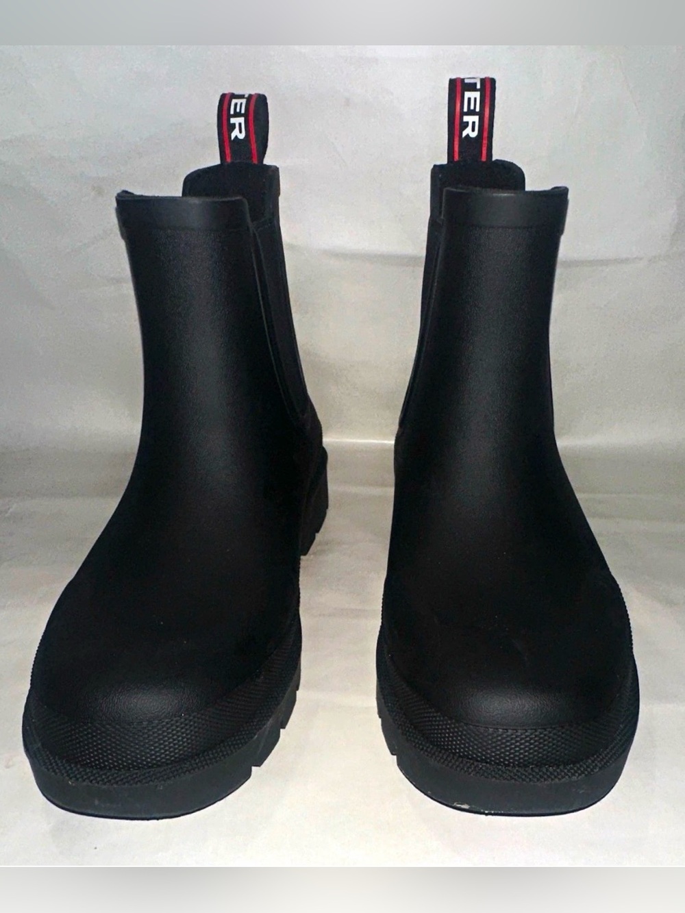 Hunter Men’s Orford Chelsea Rain Boots – Black – Size 8